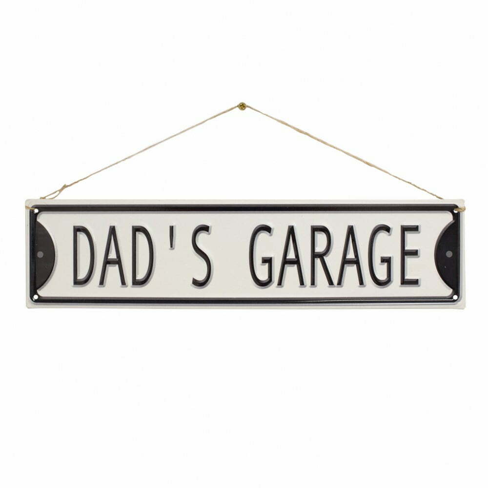 Dad's Garage Metal Wall Sign