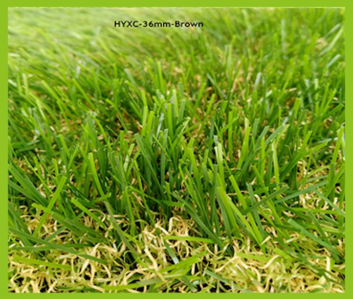 36mm Brown Artificial Grass
