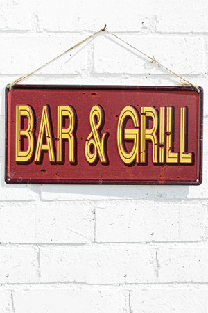 Bar & Grill Wall Sign
