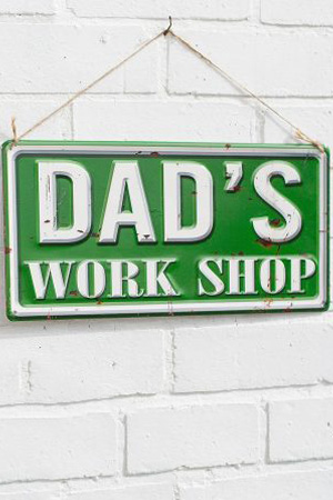 Dad’s Workshop Wall Sign