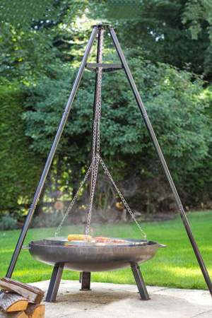 Tripod With Hanging Grill