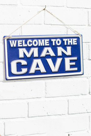 Welcome to the Man Cave Wall Sign