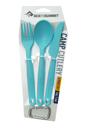 S2S Camp Cutlery Set 3 piece Pacific Blue