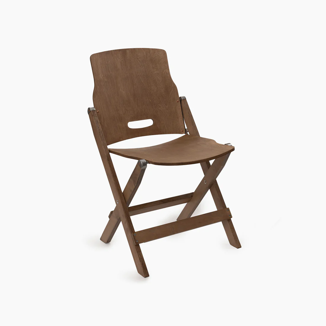 Ridge Top Wood Folding Chair