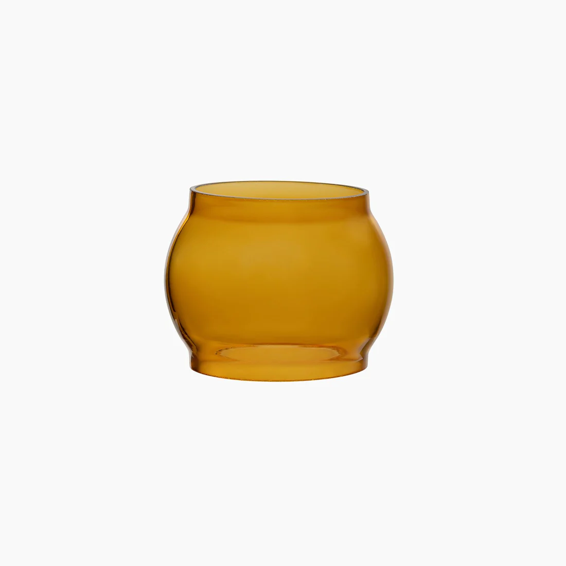 Railroad Lantern Glass Lens – Plain – Amber