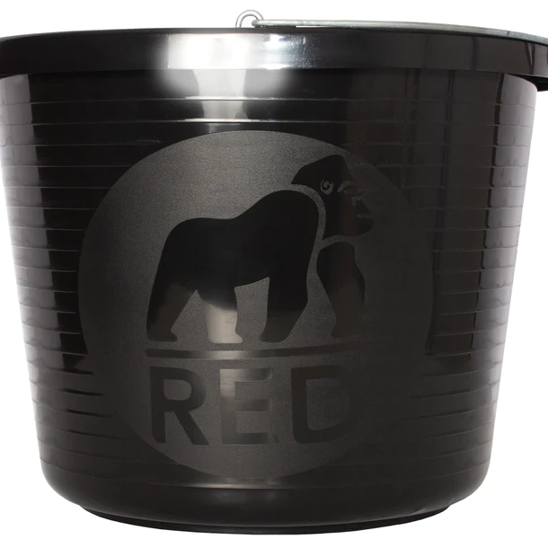 Red Gorilla - Premium Buckets - Premium Black Bucket