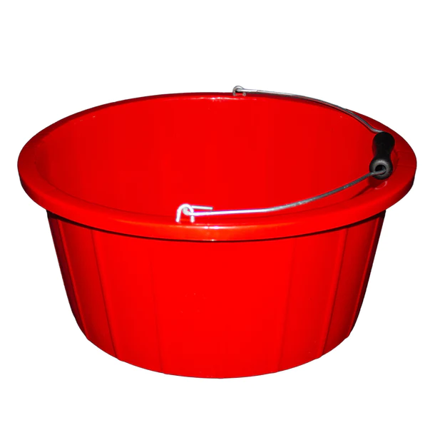 Red Gorilla - Premium Buckets - Premium Shallow Bucket Red