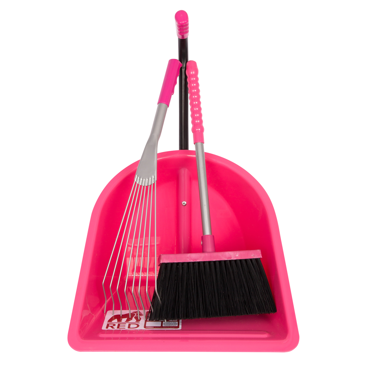 Red Gorilla – Teenie Tidee Companion Set – Pink (Tiny Tidee + Rake + Broom)