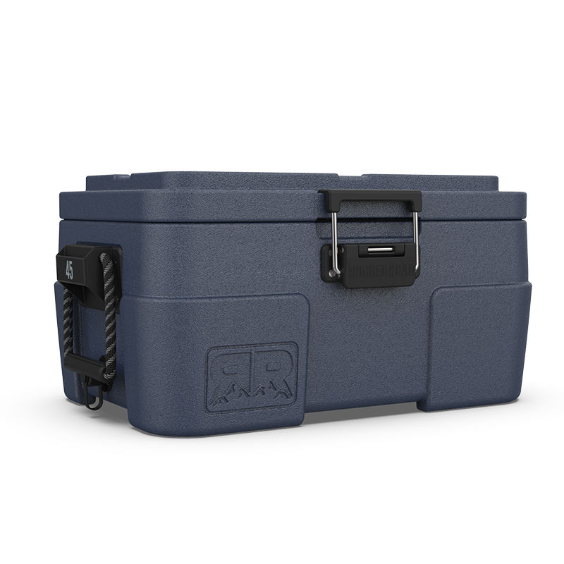 Rugged Road 45 Can Cooler Grey