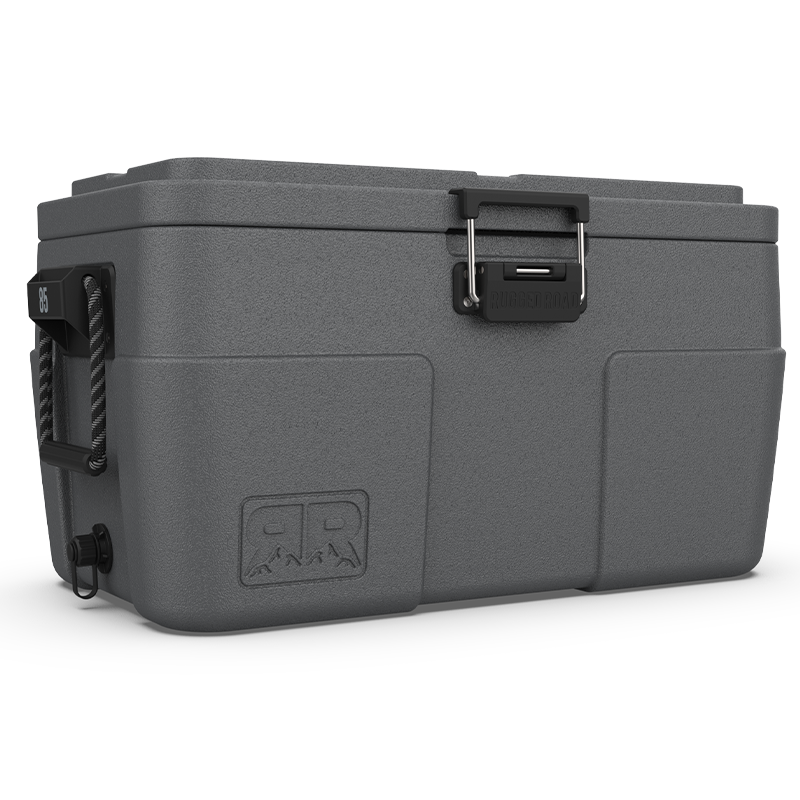 Rugged Road 85 Can Cooler Grey