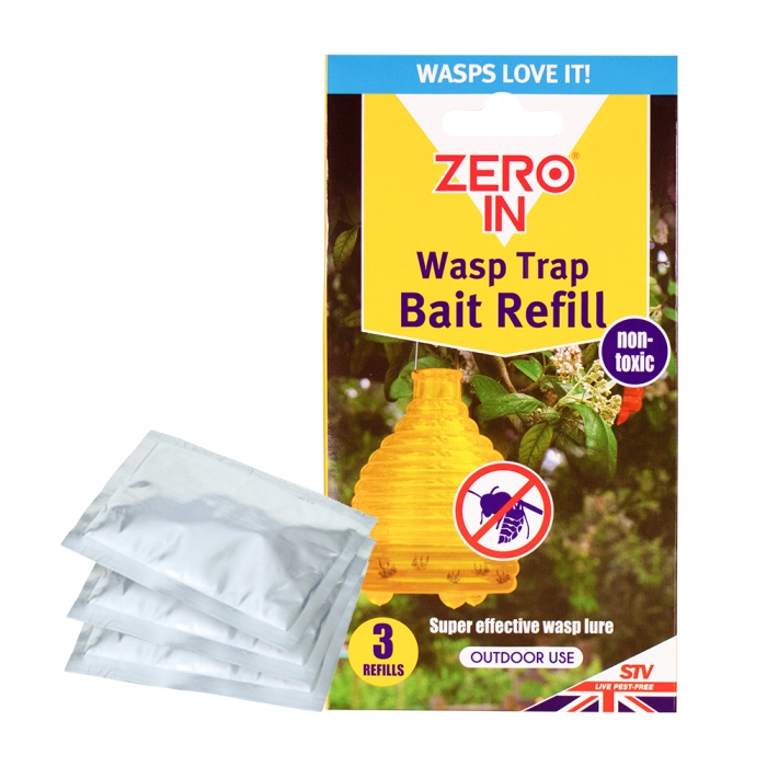 Wasp Trap Bait Refill Sachet – 3-Pack