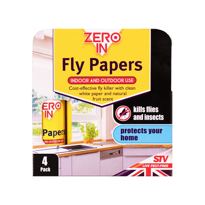 Fly Papers - 4-Pack