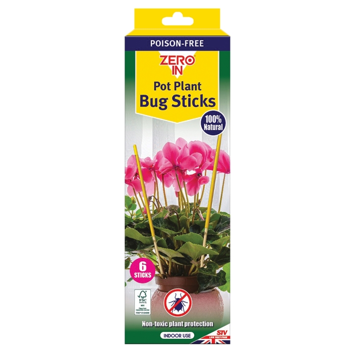 Pot Plant Bug Stick - 6-Pack