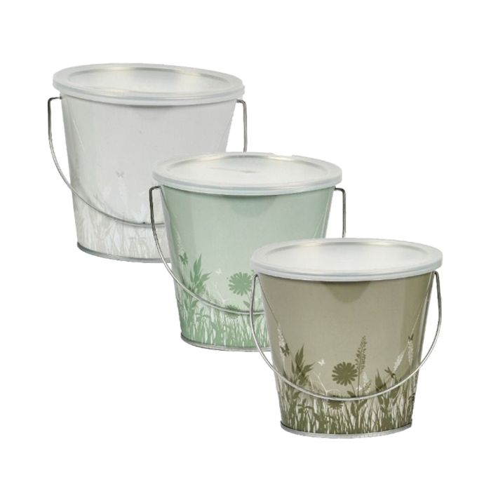 Citronella Candle Bucket - Close to home - Assorted Colours