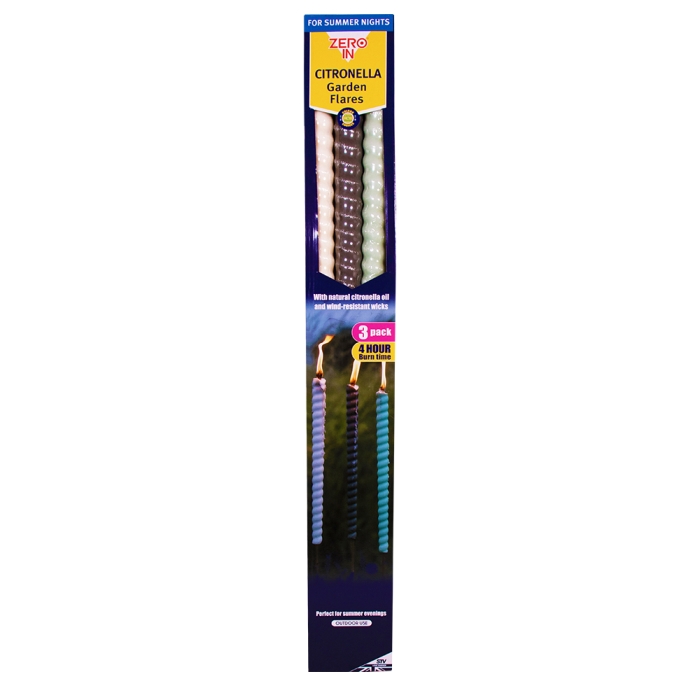 Citronella Garden Flares – Close to Home – 3-Pack